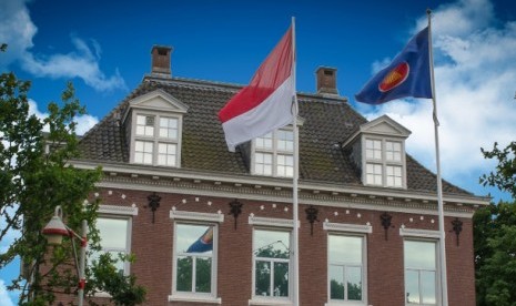 Gedung KBRI di Denhaag Belanda