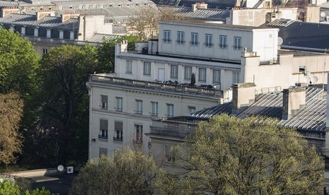  Gedung Kedubes AS di Paris. 