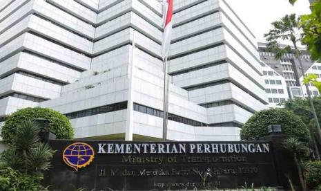 Gedung Kemenhub di Jalan Medan Merdeka Barat, Jakarta Pusat.