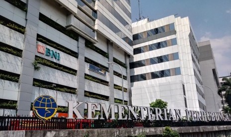 Gedung Kementerian Perhubungan salah satu yang telah tardaftar asuransi barang milik negara.