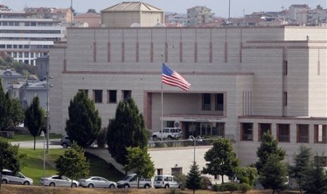 Gedung Konsulat Amerika Serikat di Istanbul, Turki.