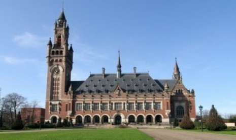 Gedung Mahkamah Internasional di Den Haag, Belanda