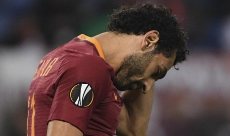 Gelandang AS Roma, Mohamed Salah.