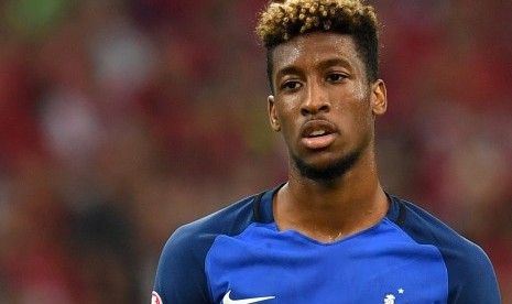 Gelandang Bayern Muenchen dan juga timnas Prancis, Kingsley Coman.