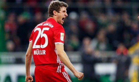 Gelandang Bayern Muenchen, Thomas Mueller hampir pindah ke Hoffenheim pada 2008.