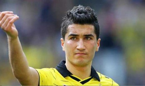 Gelandang Borussia Dortmund, Nuri Sahin.