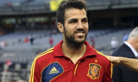 Gelandang Cesc Fabregas.