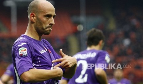 Gelandang Fiorentina, Borja Valero.