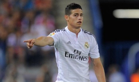 Gelandang James Rodriguez.