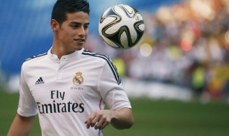 Gelandang James Rodriguez.