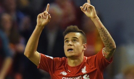 Gelandang Liverpool, Philippe Coutinho.