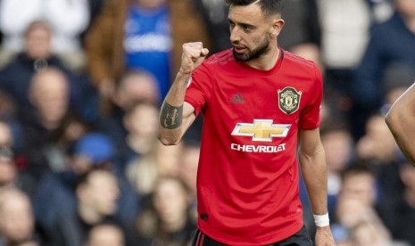 Gelandang Manchester United, Bruno Fernandes.