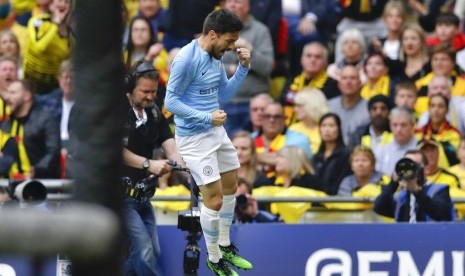 Gelandang Manchester City, David Silva 