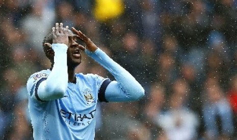 Gelandang Manchester City, Yaya Toure.