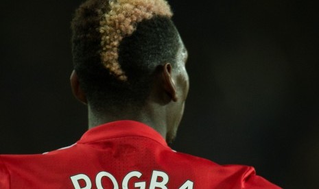 Gelandang Manchester United Paul Pogba. 