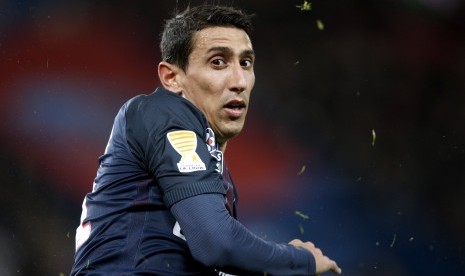 Gelandang Paris Saint-Germain, Angel Di Maria.