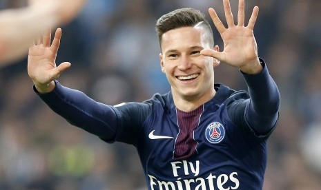 Gelandang Paris Saint-Germain (PSG), Julian Draxler.