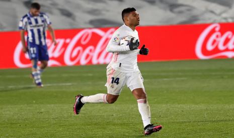 Gelandang Real Madrid, Casemiro.