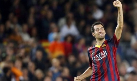 Gelandang Sergio Busquets.