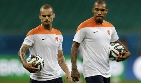 Gelandang timnas Belanda, Wesley Sneijder.