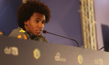 Gelandang timnas Brasil, Willian Borges da Silva.