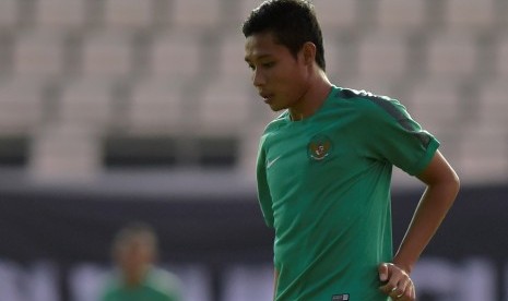 Gelandang Bhayangkara FC, Evan Dimas Darmono.