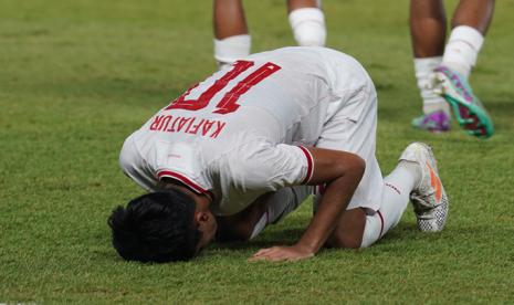 Gelandang timnas Indonesia U-19 Muhammad Kafiatur Rizky.