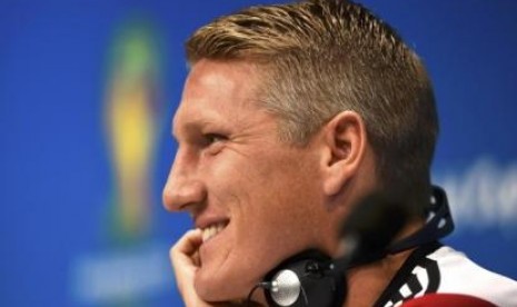 Gelandang Bayern Muenchen Bastian Schweinsteiger