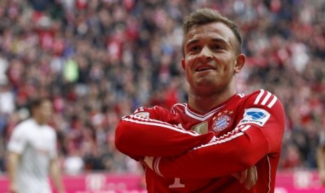 Gelandang  Xherdan Shaqiri.