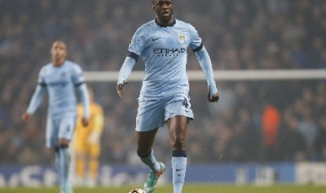 Gelandang Yaya Toure.