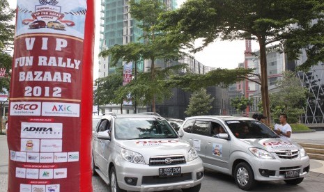 Gelar acara ASCO AXIC VIP Fun Rally & Bazaar, Jakarta, Minggu (29/4). 