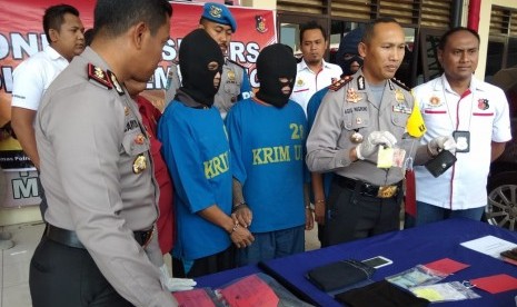 Gelar ekspos pengungkapan kasus pencurian dengan kekerasan (curas).