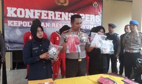 Gelar perkara pengungkapan kasus narkoba di Mapolres Banyumas.