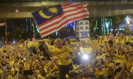 Gelombang demonstran Malaysia, Minggu (30/8)