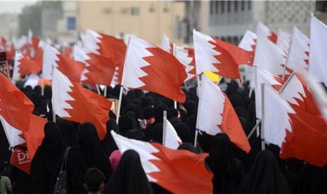 Demonstration in Bahrain. 