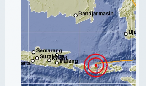 Gempa berkekekuatan 6,4 SR mengguncang Lombok Timur 