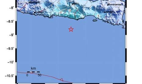 Gempa di Kabupaten Malang. Ilustrasi