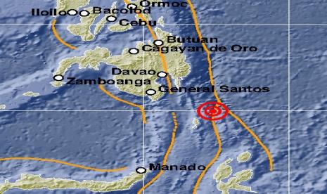 Gempa bumi berkekuatan 7,1 SR mengguncang Talaud, Sulawesi Utara.