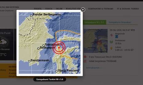 A 5.2-magnitude earthquake jolts Palu on Tuesday morning.