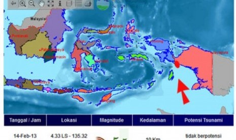 Gempa Nabire