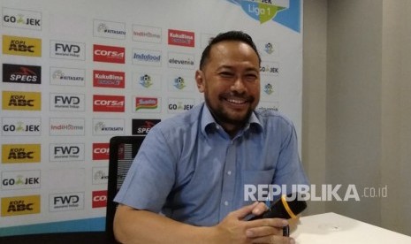 General Coordinator Panpel Persib, Budhi Bram Rachman di Graha Persib, Bandung, Jumat (20/4). 