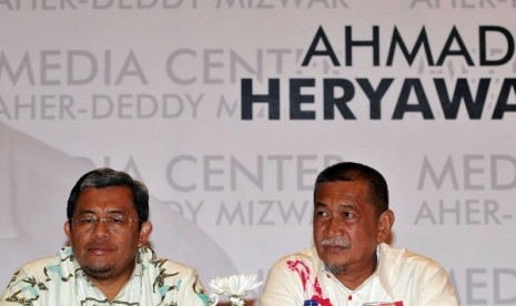 General Elections Commission on Sunday declares that ncumbent Governor of West Java Ahmad Heryawan and his running mate Deddy Mizwar win the gubernatorial elections on February 20. 