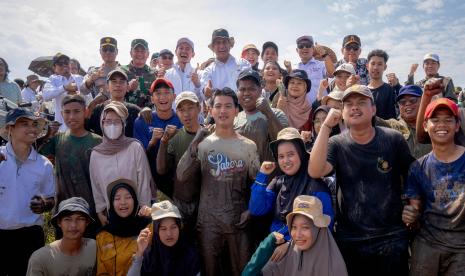 Generasi muda masa depan pertanian di Kabupaten Kapuas, Kalimantan Tengah. 