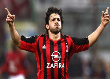 Gennaro Gattuso, gelandang AC Milan