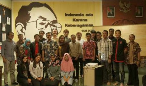 Gerakan Nasional Revolusi Mental (GNRM) bersama Paritas Institut menggelar Lokakarya Penggerak Perdamaian, Jumat (7/9). 