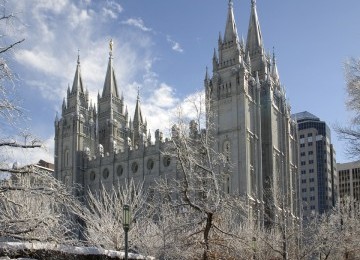 Gereja Mormon di Utah.