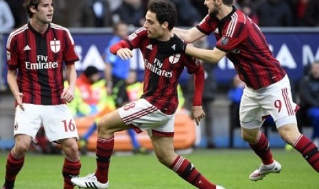 Giacomo Bonaventura bawa unggul sementara Milan 2-1 atas Palermo dalam lanjutan Serie A Liga Italia, Ahad (20/9) dini hari WIB.