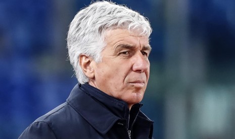 Pelatih Atalanta Gian Piero Gasperini.