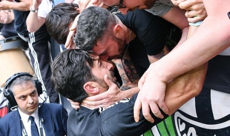 Gianluigi Buffon memberikan salam perpisahan kepada penggemar Juventus.