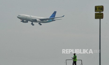 Pesawat Garuda Indonesia.